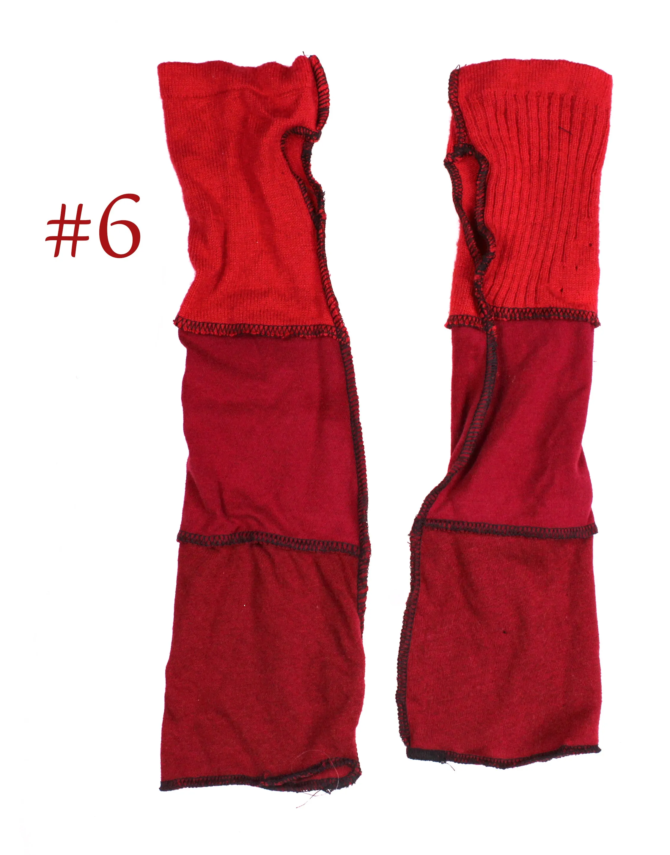 Red Arm Warmers - Tayissa