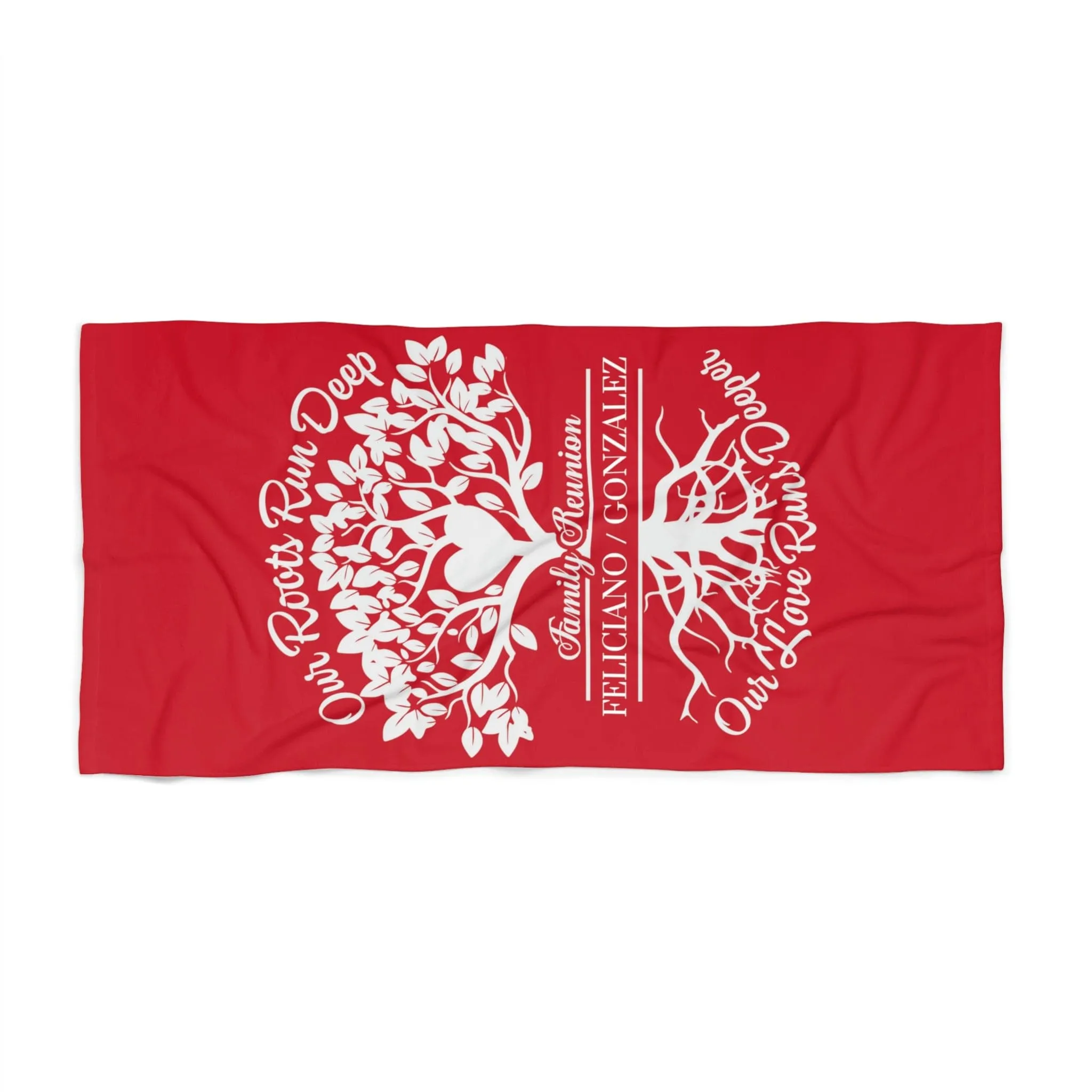 Red Beach Towel
