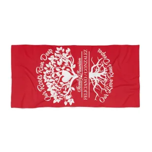 Red Beach Towel