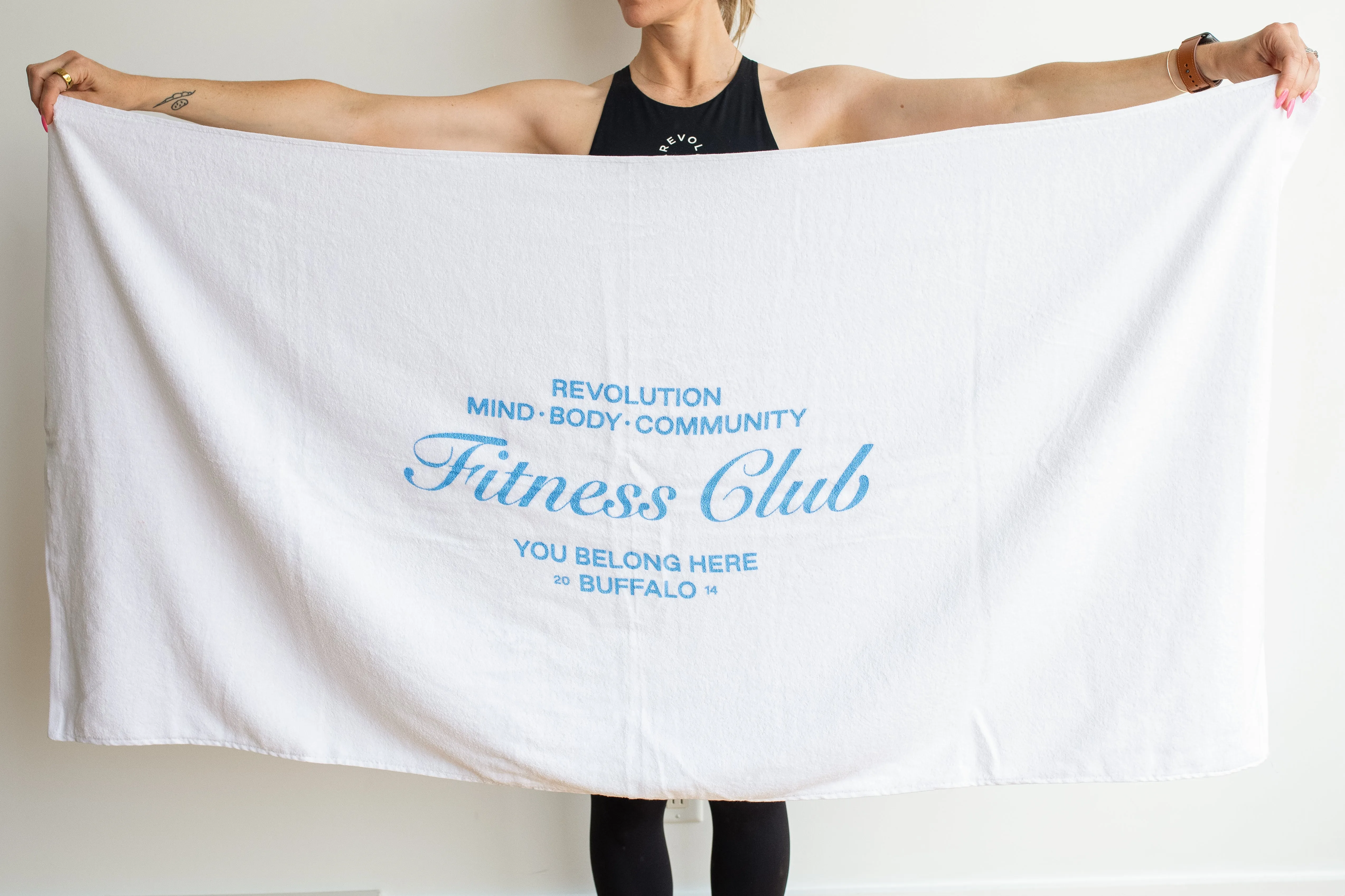 Revolution Fitness Club Beach Towel