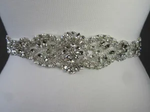 Rhinestone & Pearl Beaded Belt Style: Geneva