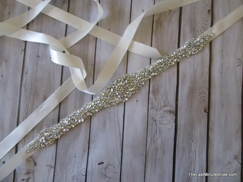 Rhinestone Beaded Belt Style: Paris 18" Long