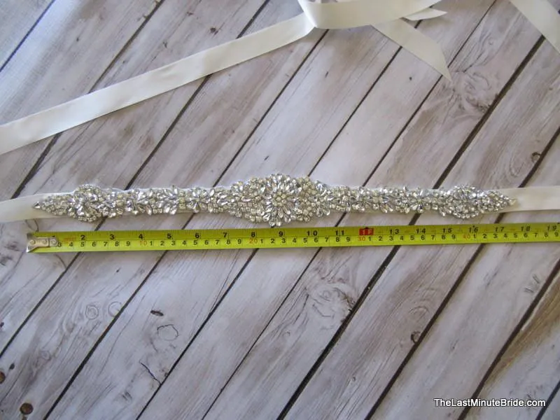 Rhinestone Beaded Belt Style: Paris 18" Long
