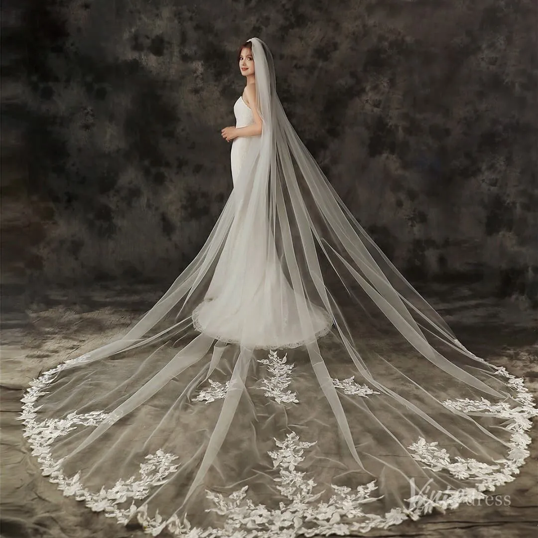 Roycebridal 1 Tier Cathedral Veil Viniodress TS1910