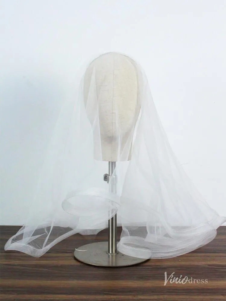 Roycebridal Elbow Length Tulle Bridal Blusher Veils AC1294