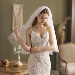 Roycebridal Hip Length Bridal Veil VINIODRESS