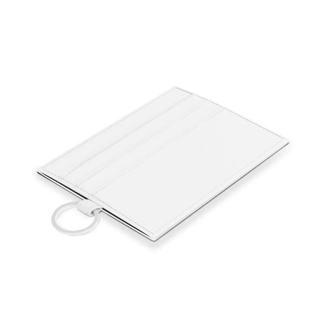 Saffiano Leather Card Holder 'Tea Party'