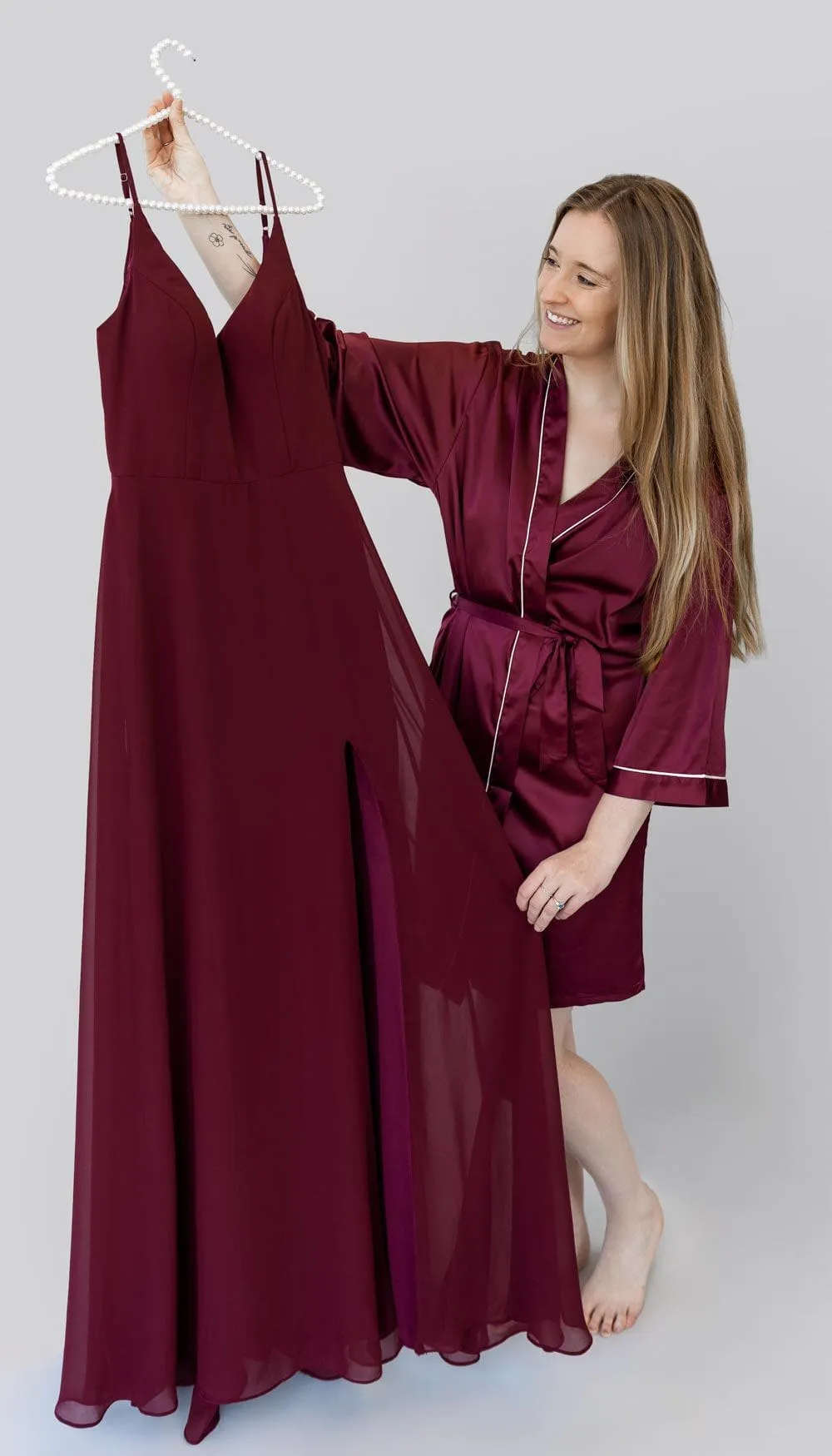Satin Bridal and Bridesmaid Robes