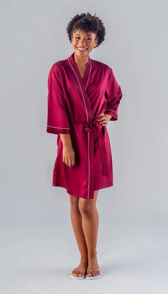Satin Bridal and Bridesmaid Robes