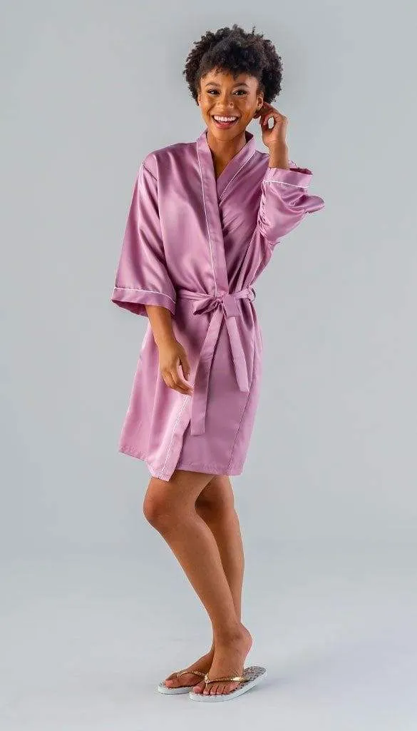 Satin Bridal and Bridesmaid Robes