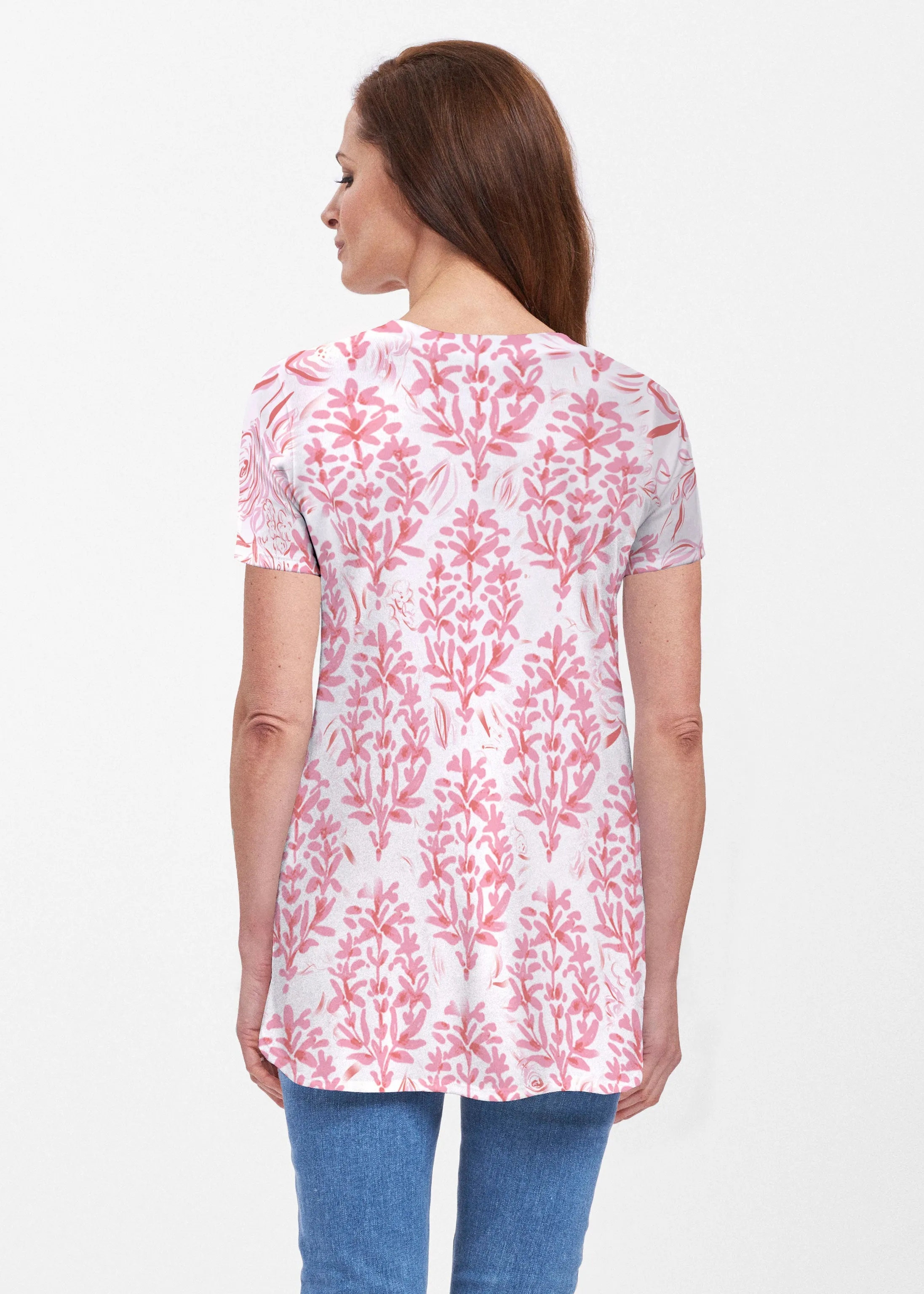 Scarlett (8052) ~ Short Sleeve Butterknit tunic