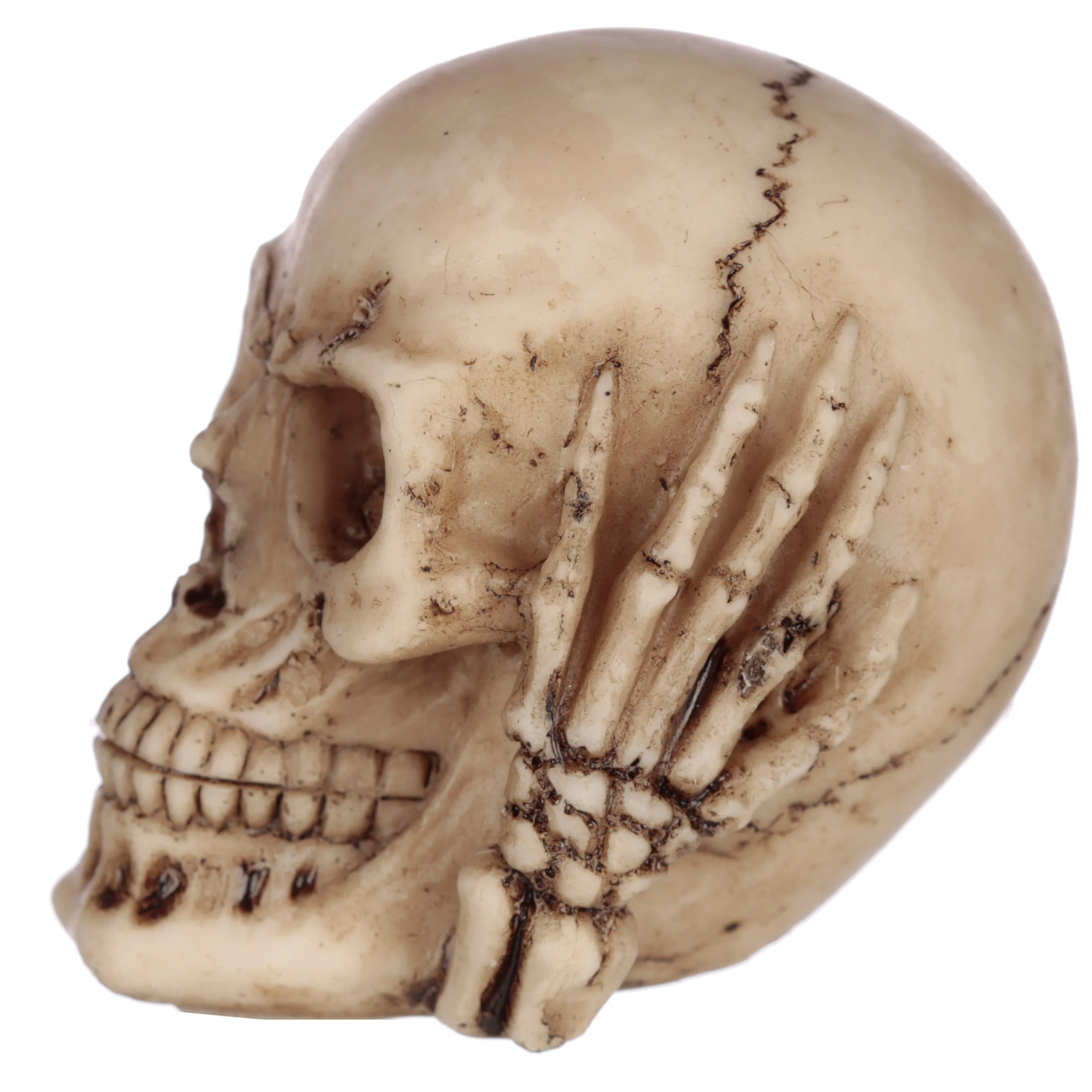 Set of 3 Small See No, Hear No, Speak No Evil Skulls