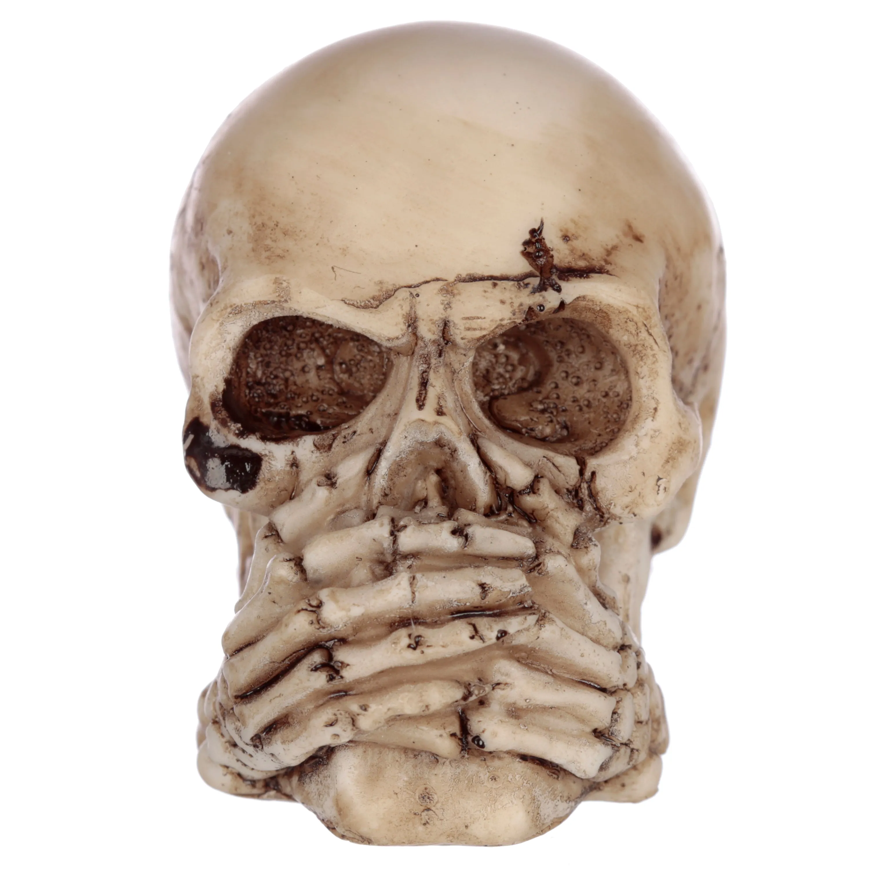 Set of 3 Small See No, Hear No, Speak No Evil Skulls