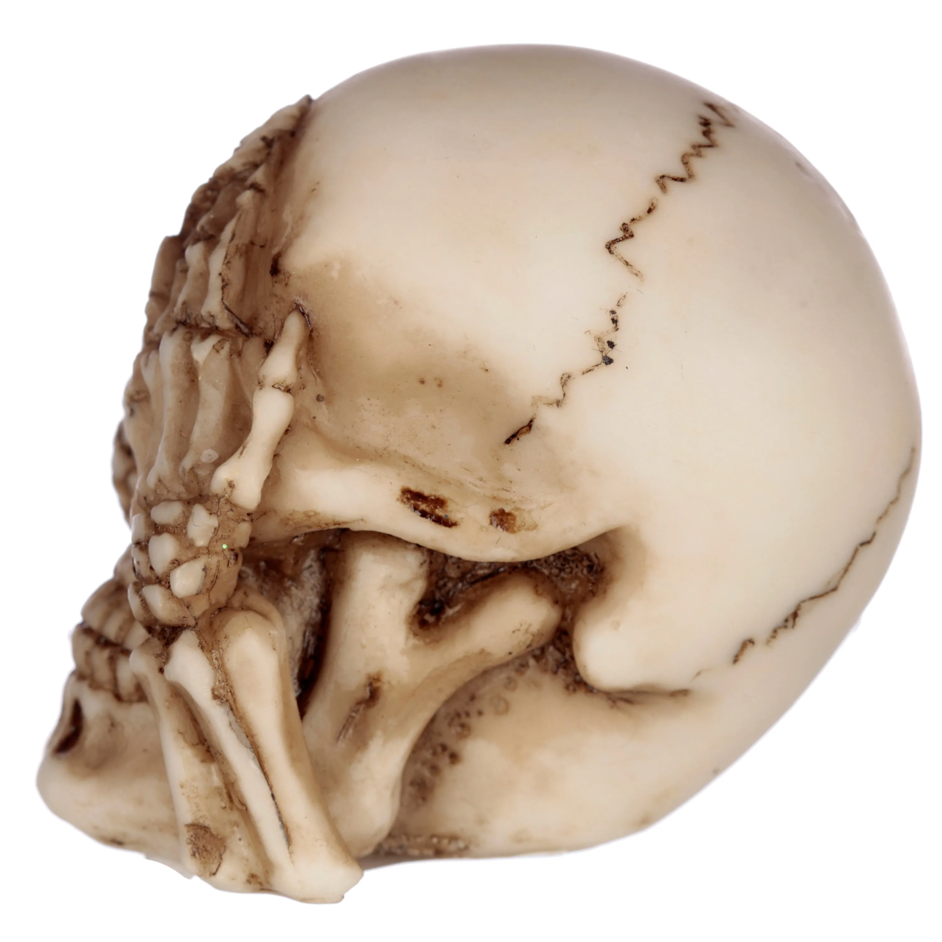 Set of 3 Small See No, Hear No, Speak No Evil Skulls
