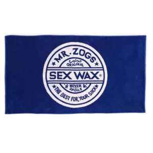 Sex Wax Beach Towel from Mr Zogs - BLUE