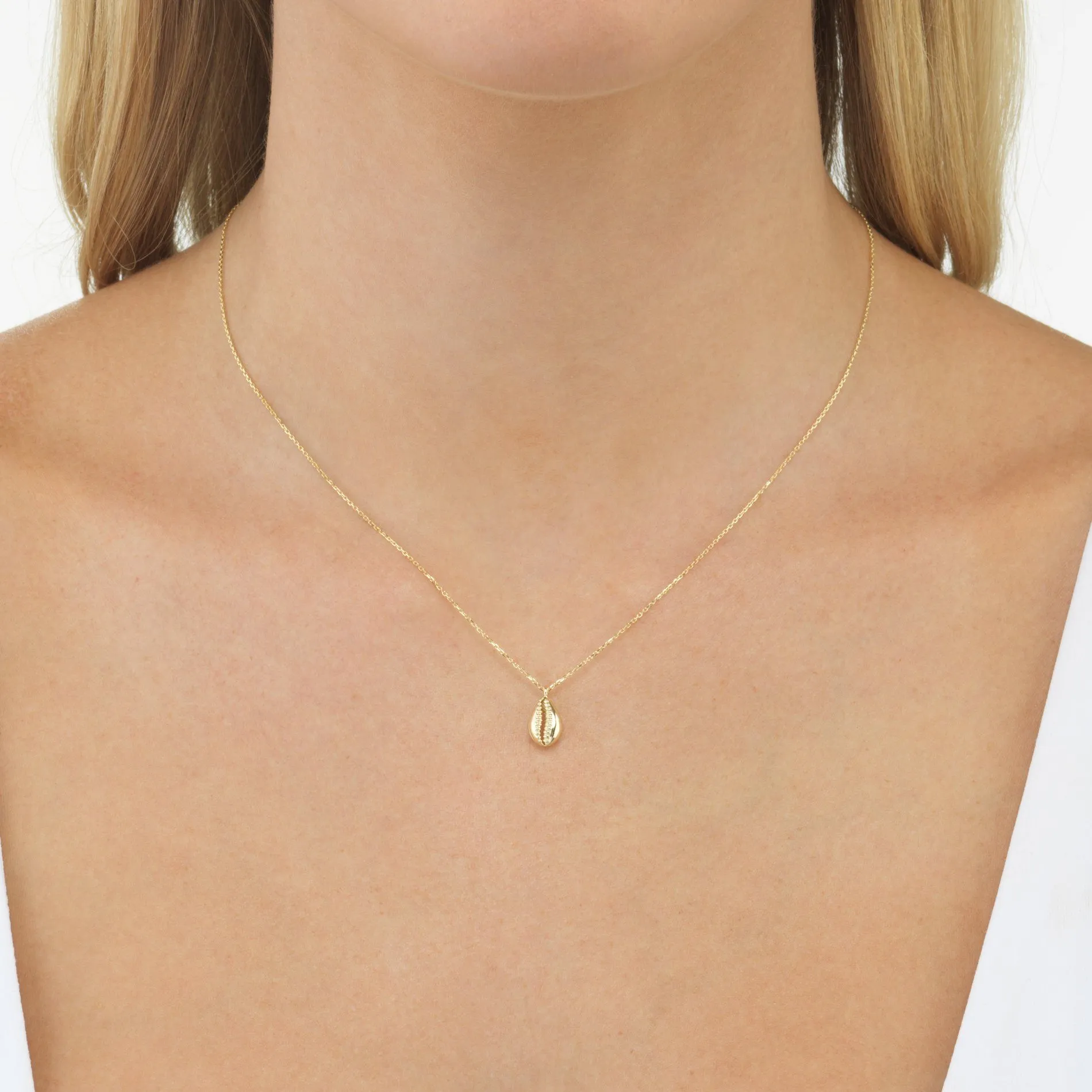 Shell Necklace 14K