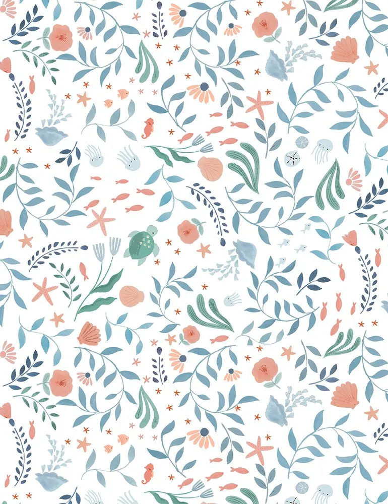 Shell We Dance Go With the Flow in White by Dear Stella