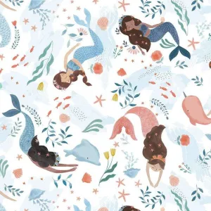 Shell We Dance Mermaids in White by Dear Stella