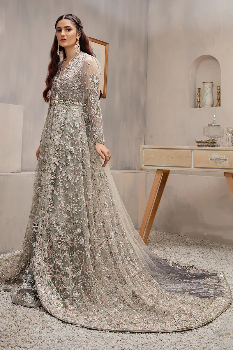Silver Walima Bridal Dress for Pakistani Wedding Dresses