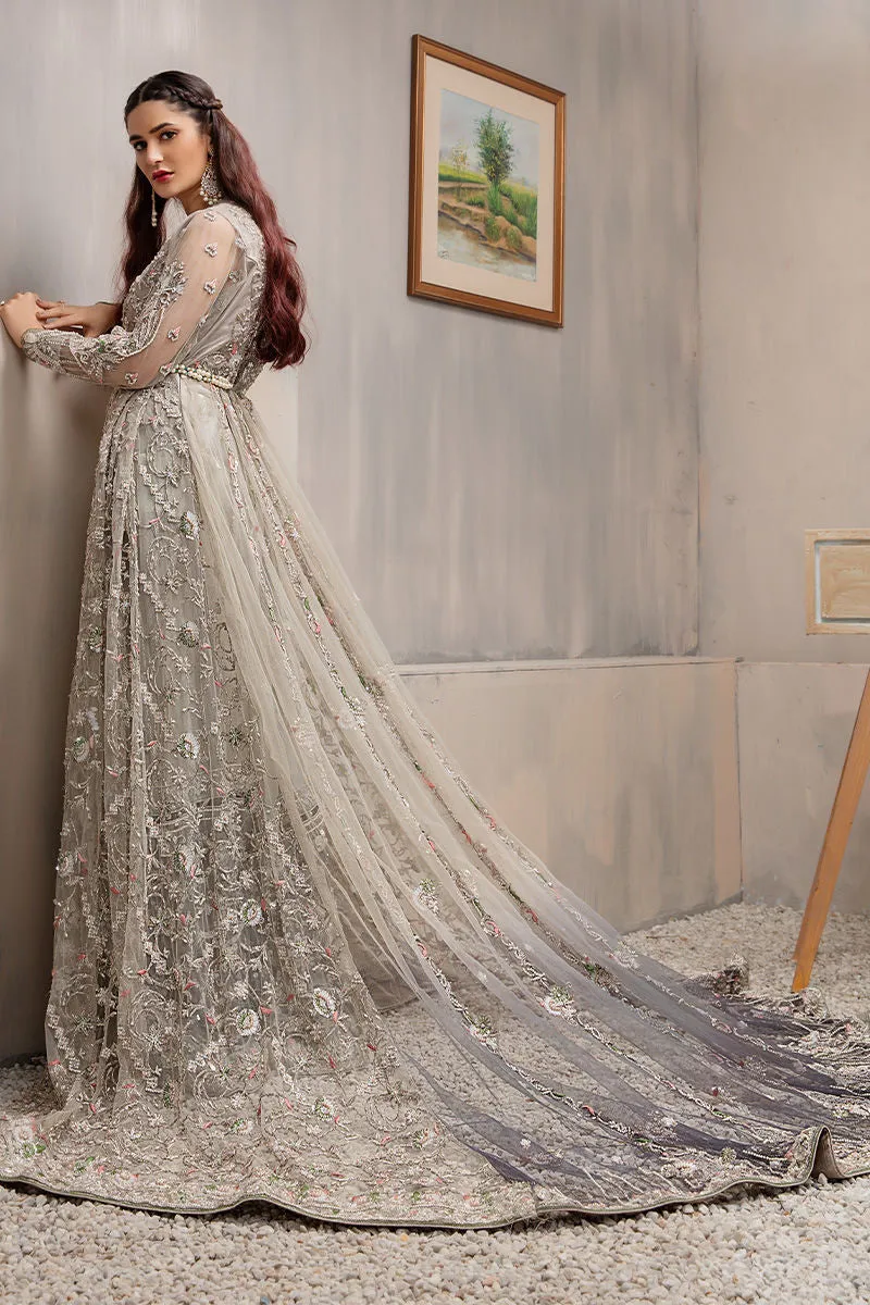 Silver Walima Bridal Dress for Pakistani Wedding Dresses