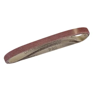 Silverline 80 Grit Sanding Belts 13 X 457Mm 5Pk 740136