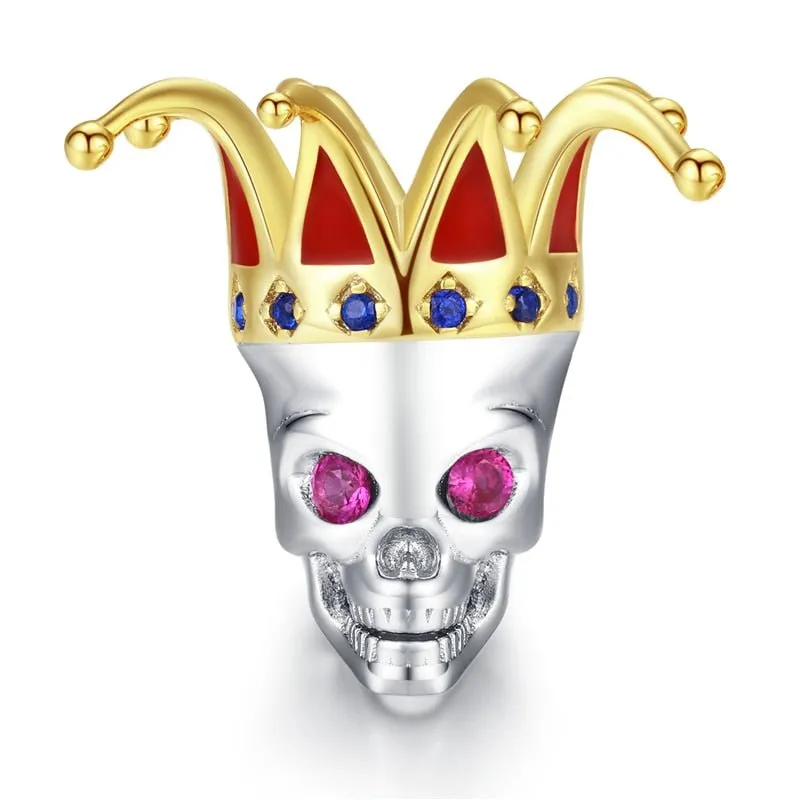 Skeleton Witch & Pumpkin Enamel Charms