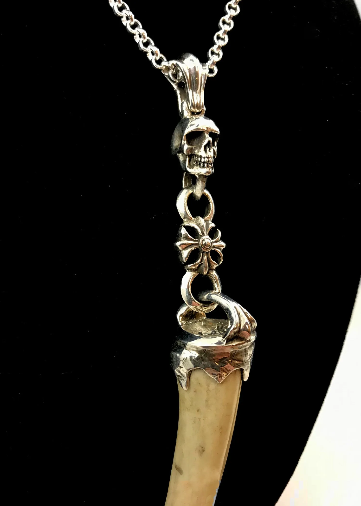 Skull & Antler Necklace- 1 of 1