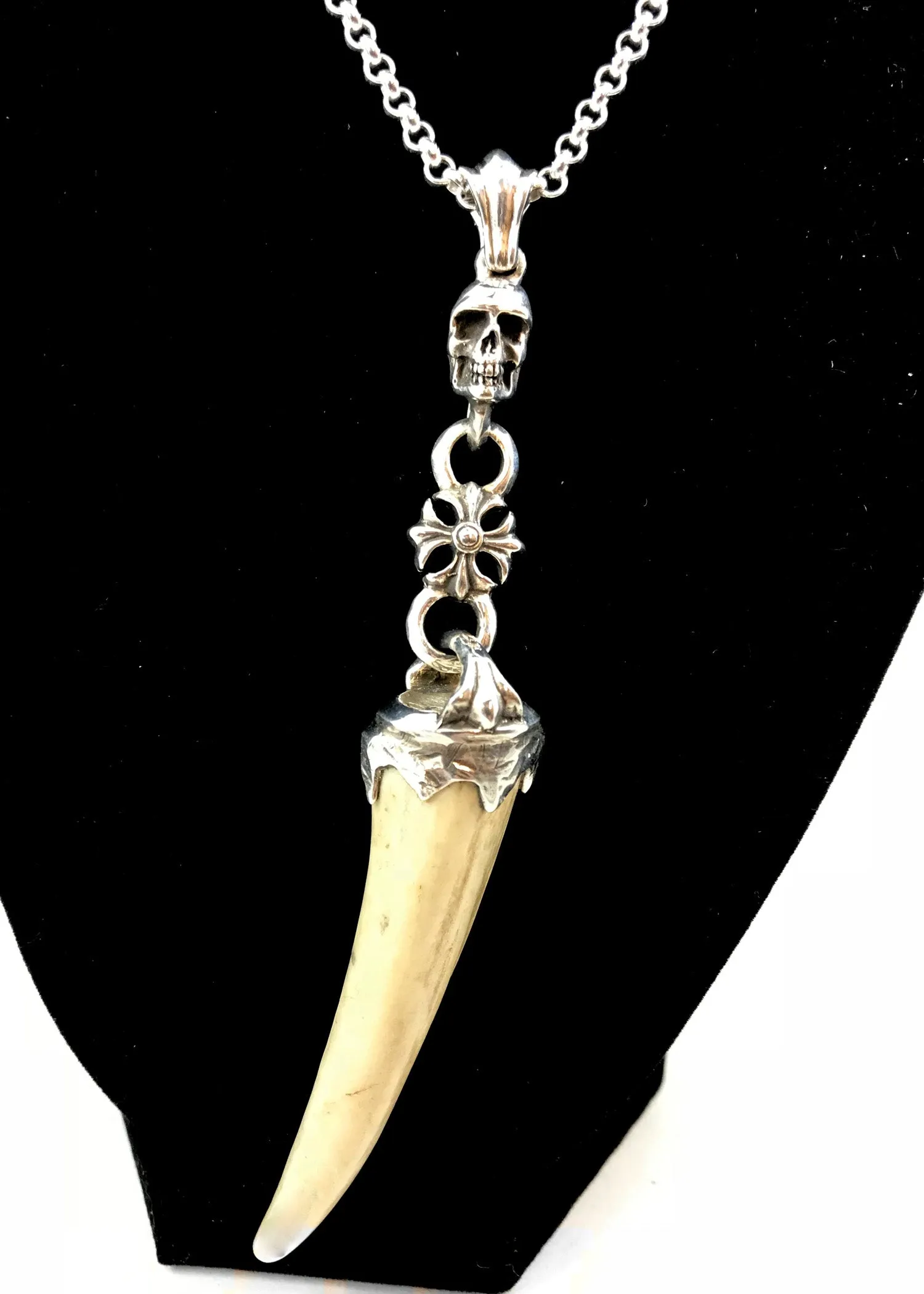 Skull & Antler Necklace- 1 of 1