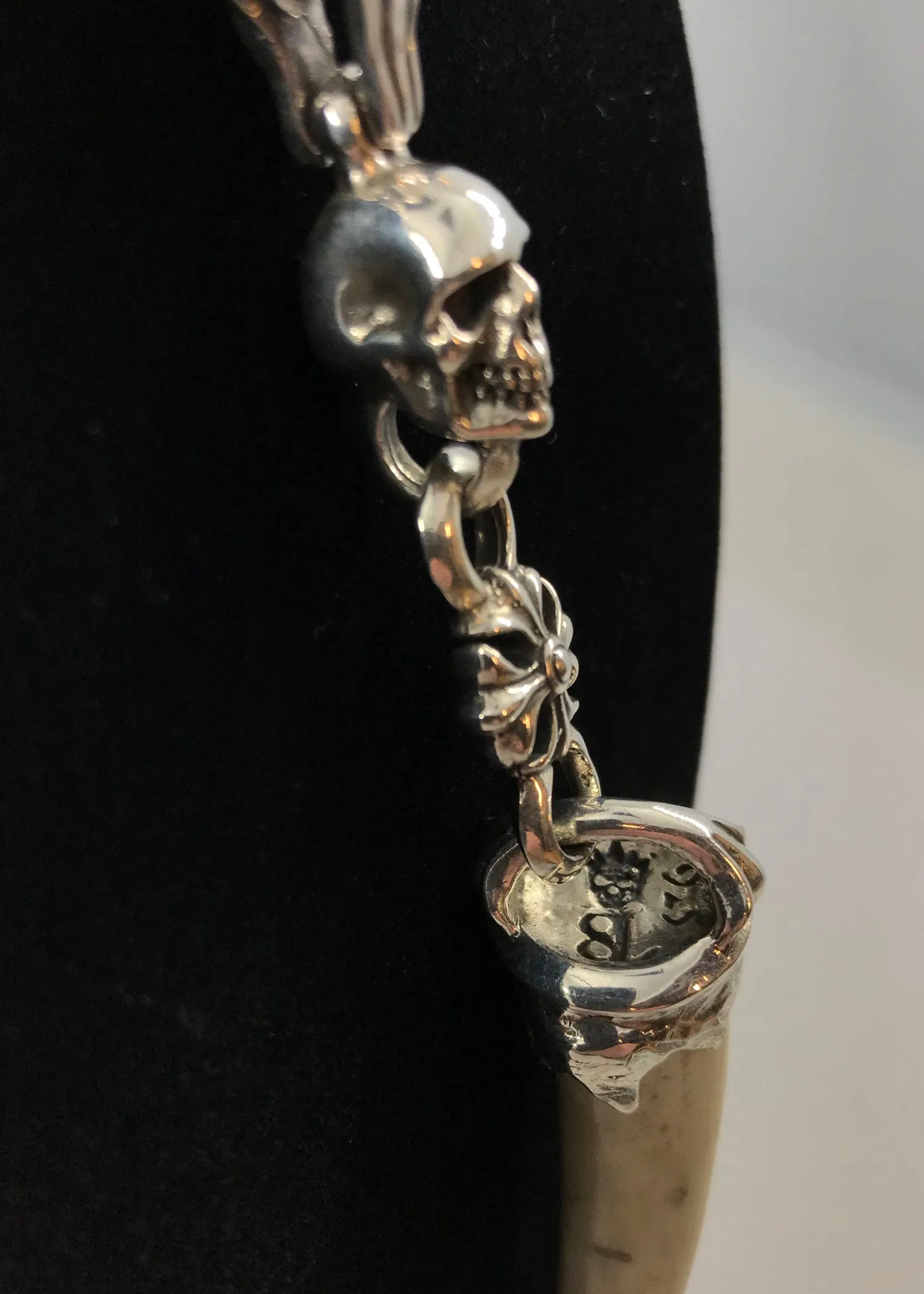 Skull & Antler Necklace- 1 of 1
