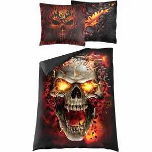 SKULL BLAST - Single Duvet Cover   UK And EU Pillow case