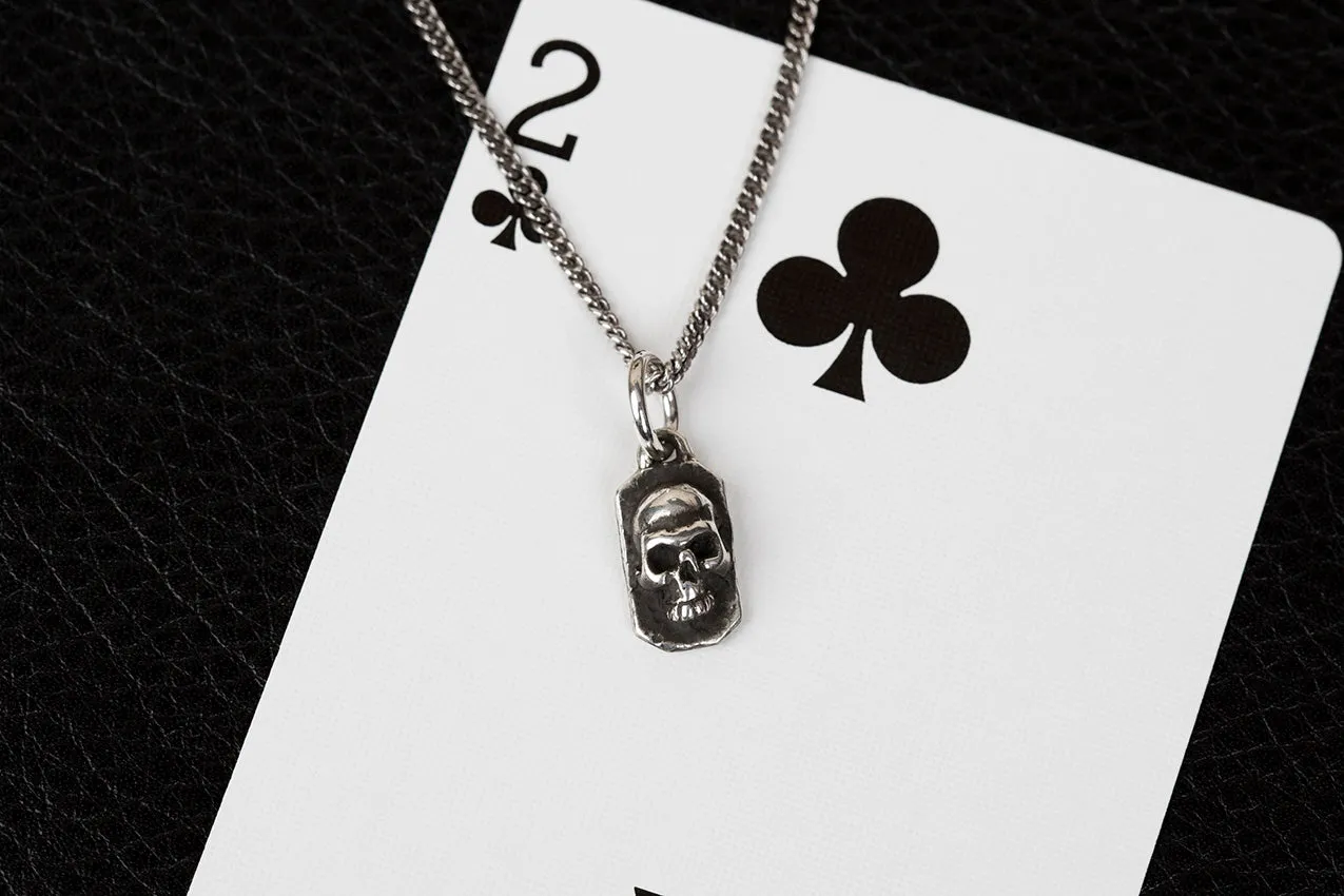 Skull Charm Dogtag