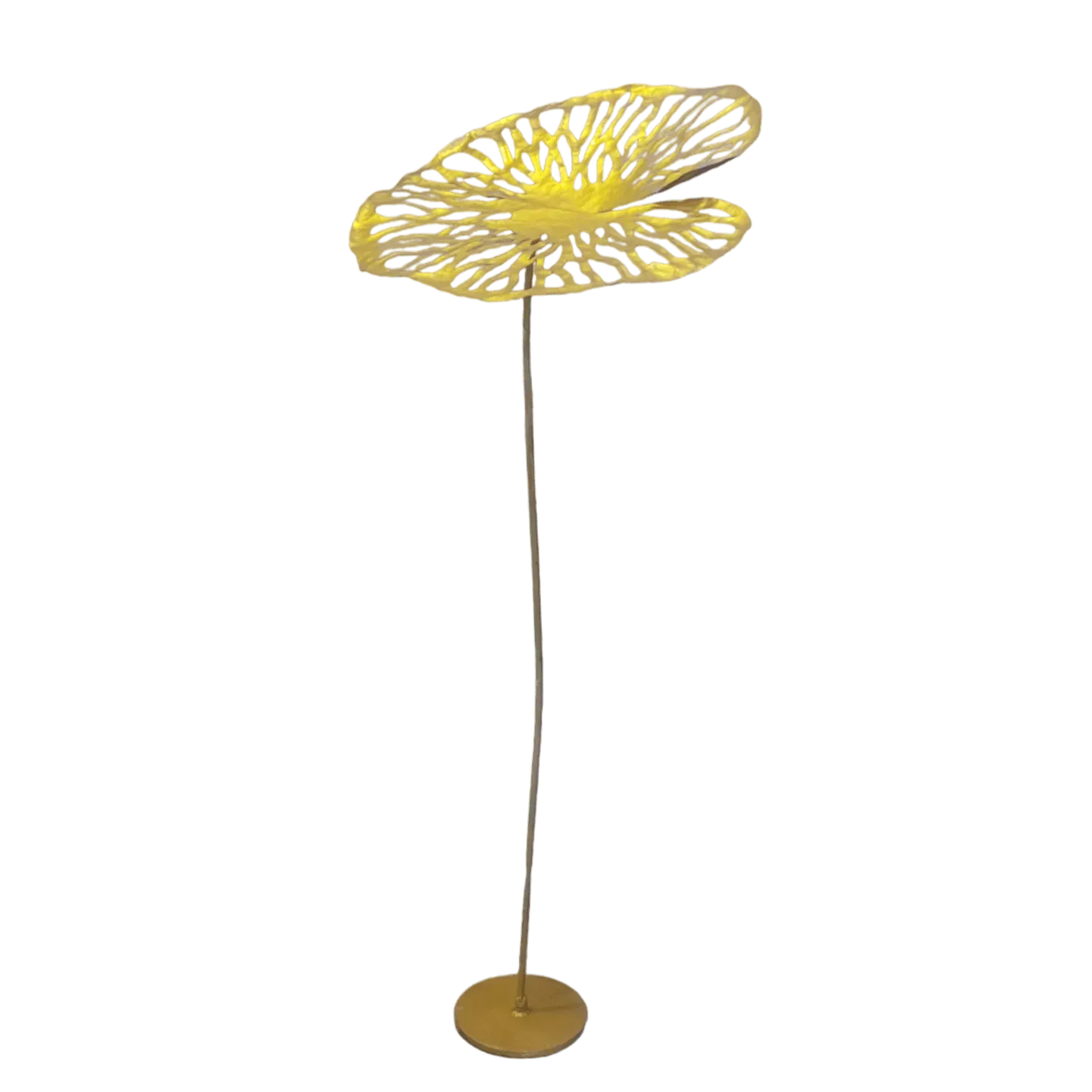 Solid Brass Lotus Leaf Decorative Tree