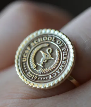 Solid Gold Custom Made College Ring - Any College