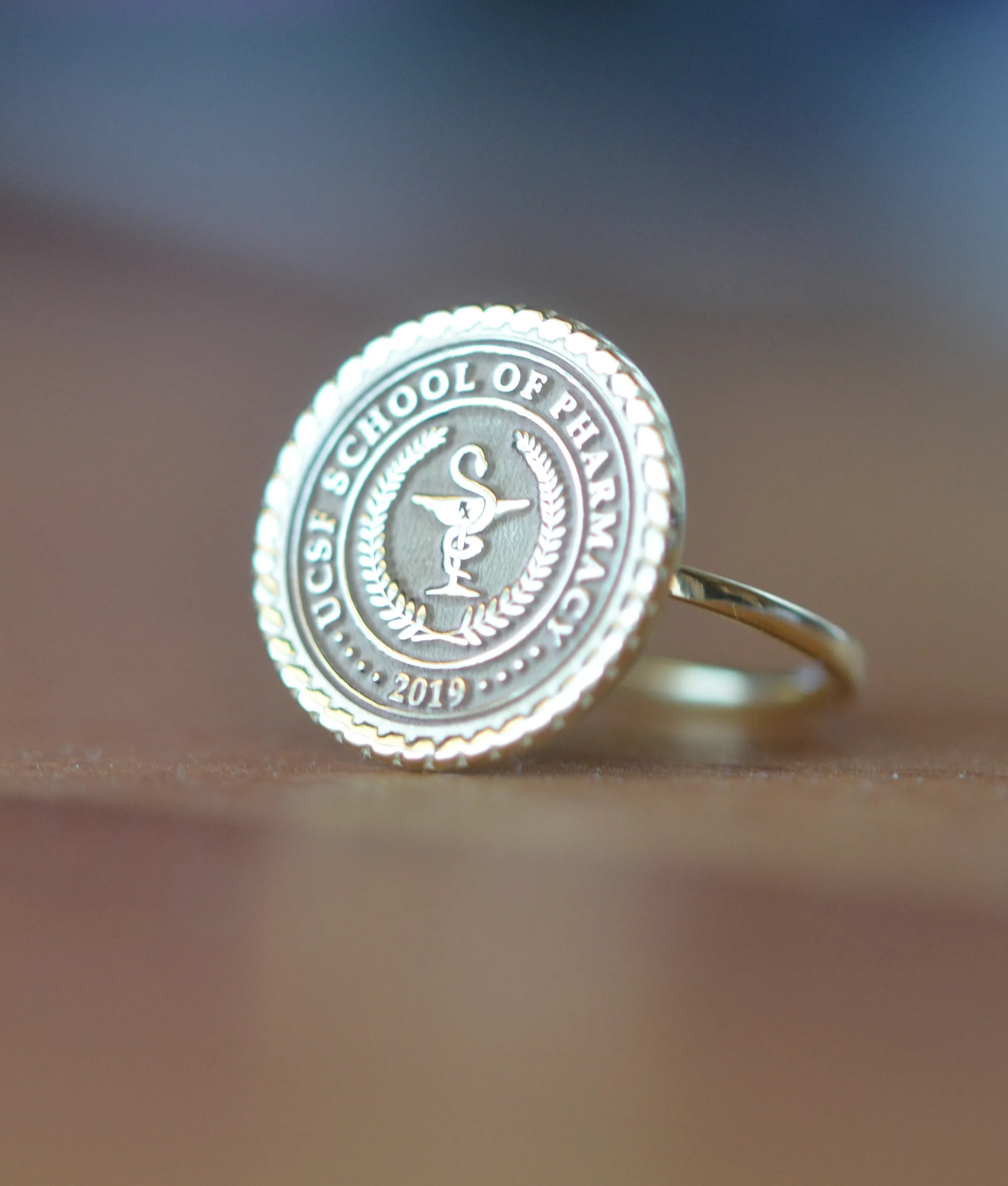 Solid Gold Custom Made College Ring - Any College
