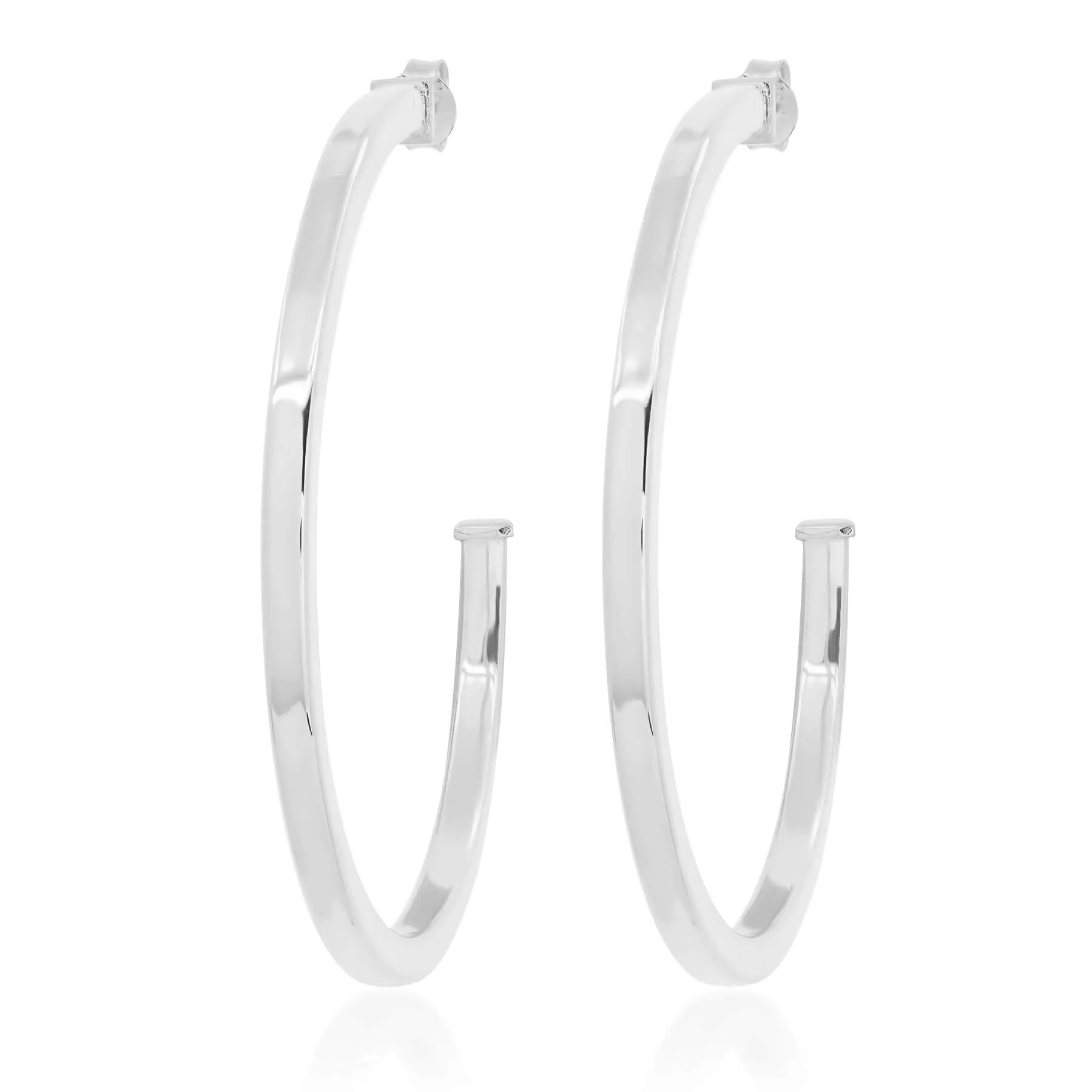 SOLID HOOP, SILVER