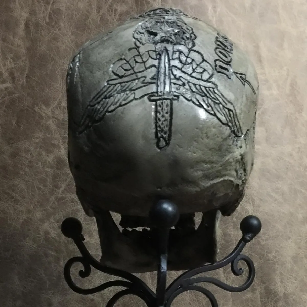 Special Forces Carved Skull