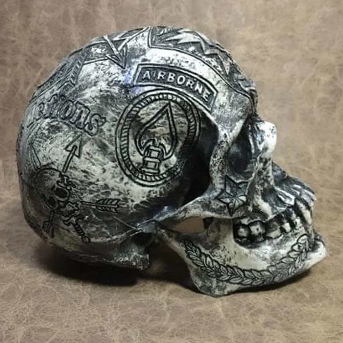 Special Forces Carved Skull
