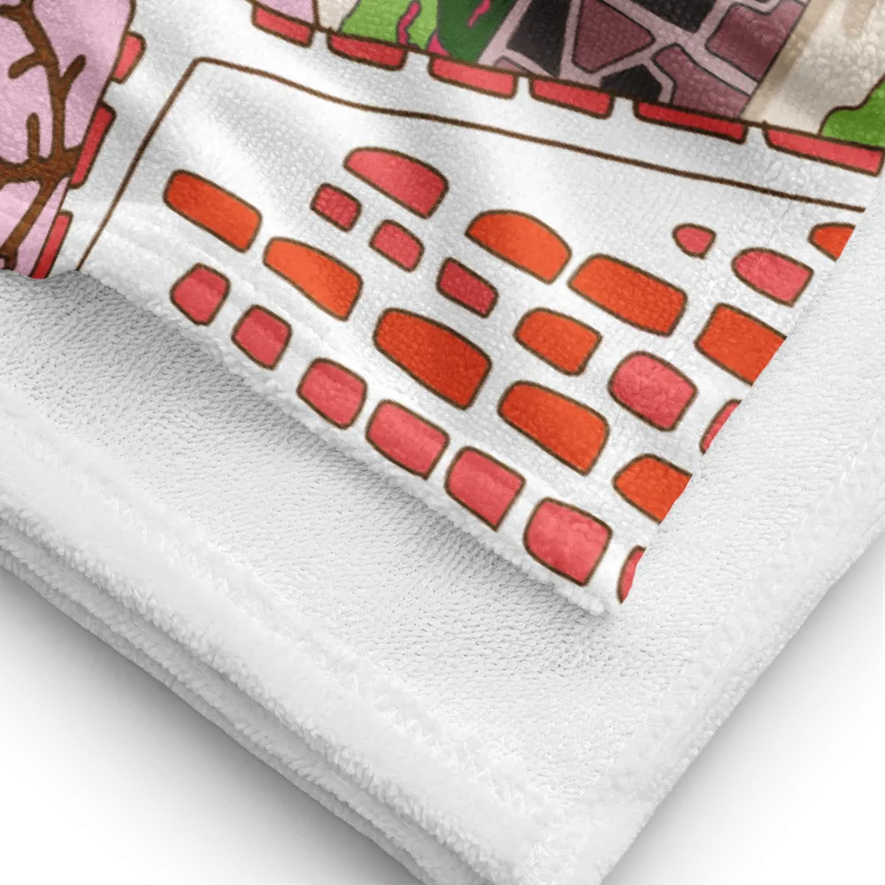 Spring in Okinawa Inspired Bath Towel