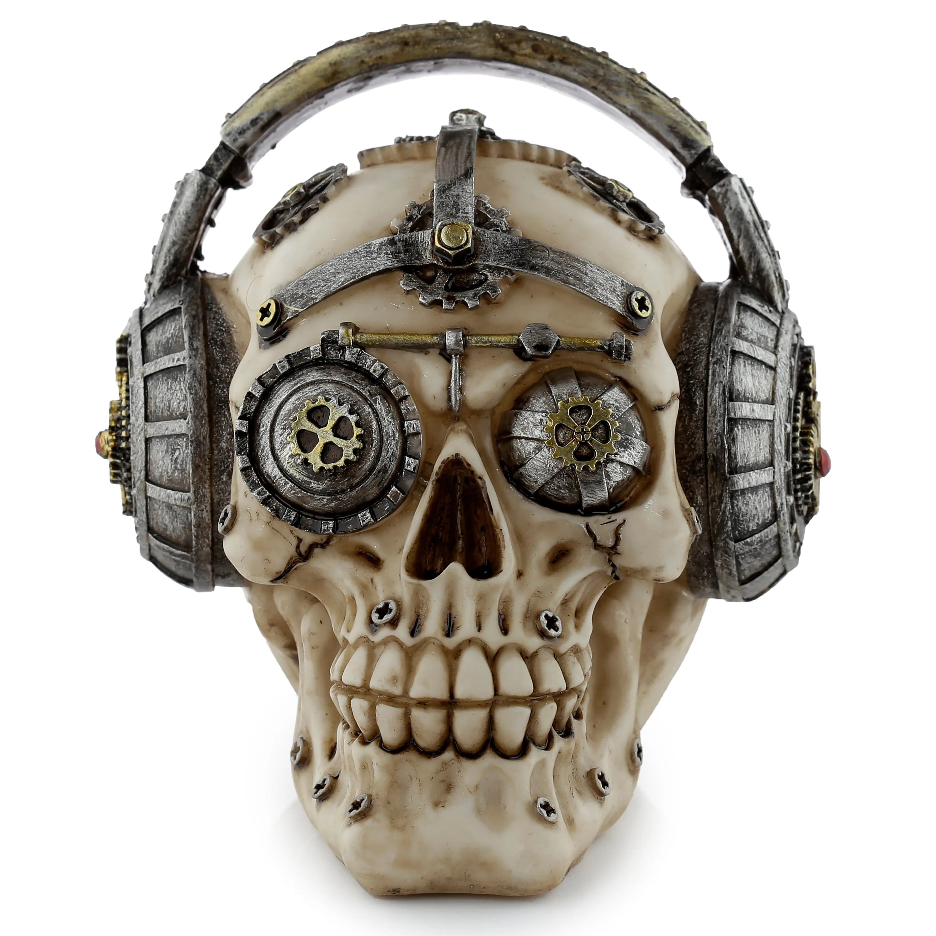 Steampunk Style Skull with Headphones