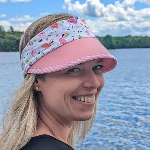 Sun Visor Headband, original and new wider visor, full patterns, all pieces, in digital format