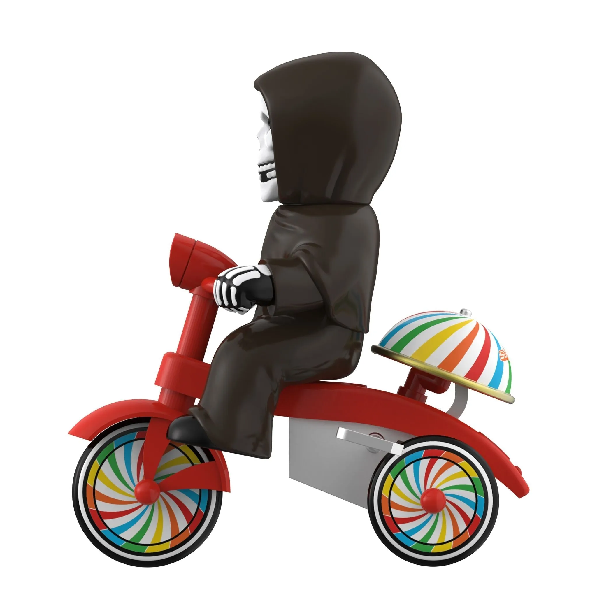 Super7 x MISFITS - Super Cycles - Fiend (Black w/ Red Trike) Vinyl Toy