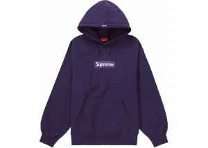 Supreme "Box Logo" Hoodie Dark Purple (FW23)
