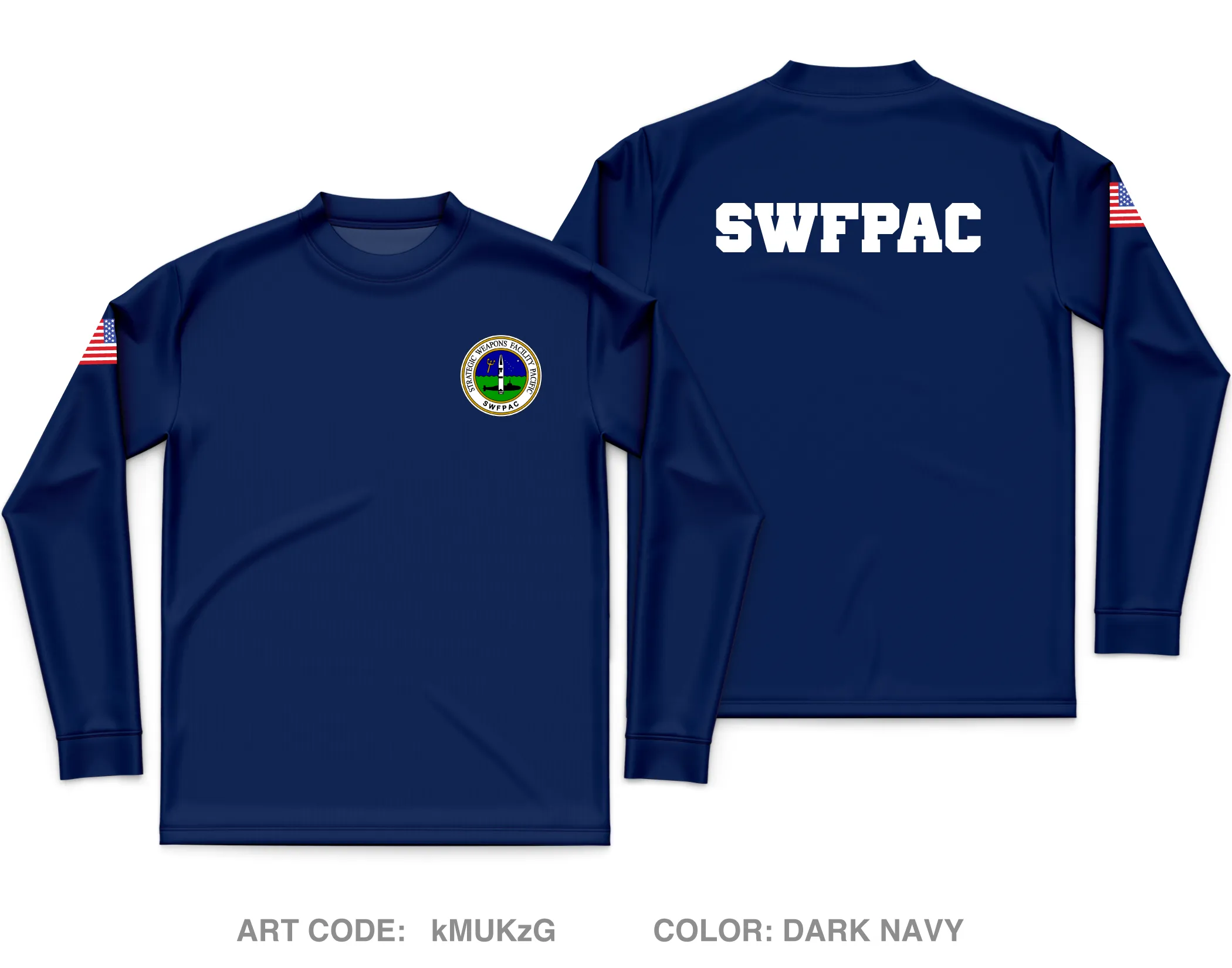 SWFPAC Core Men's LS Performance Tee - kMUKzG