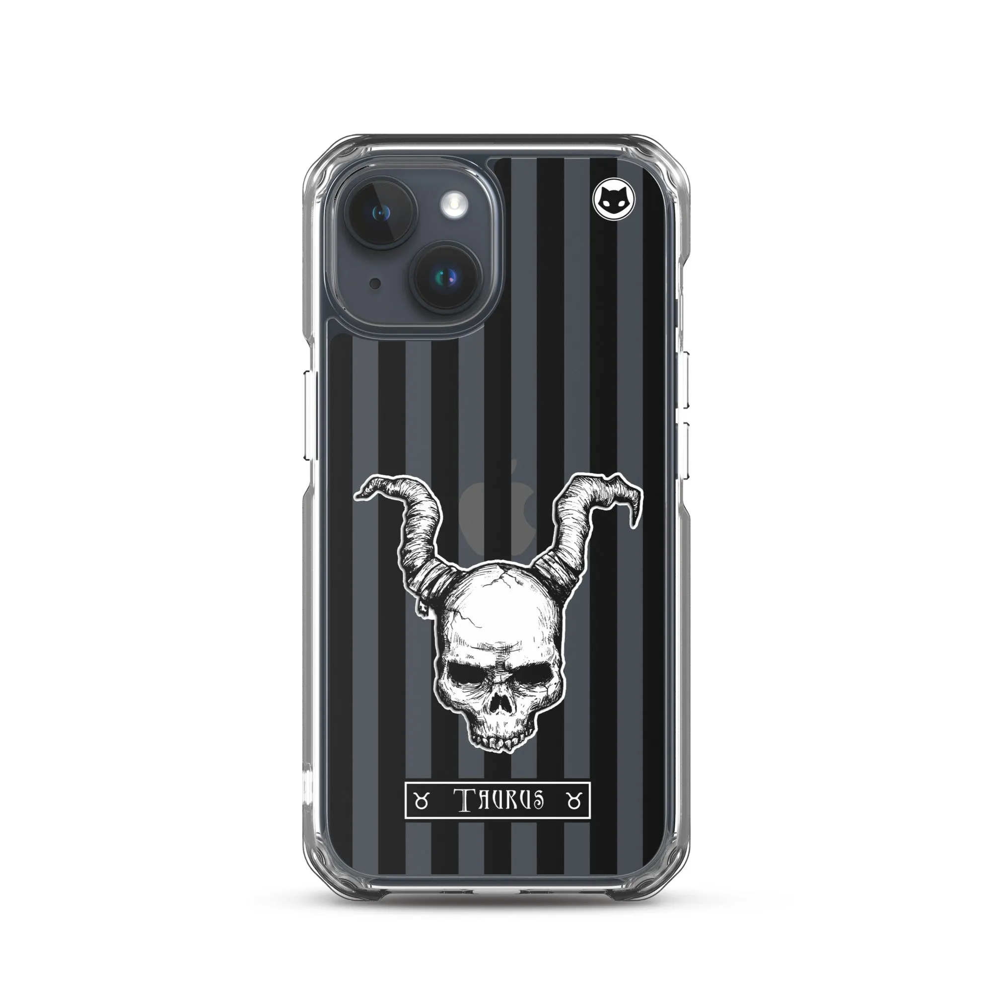 Taurus Zodiac iPhone Case (Clear)