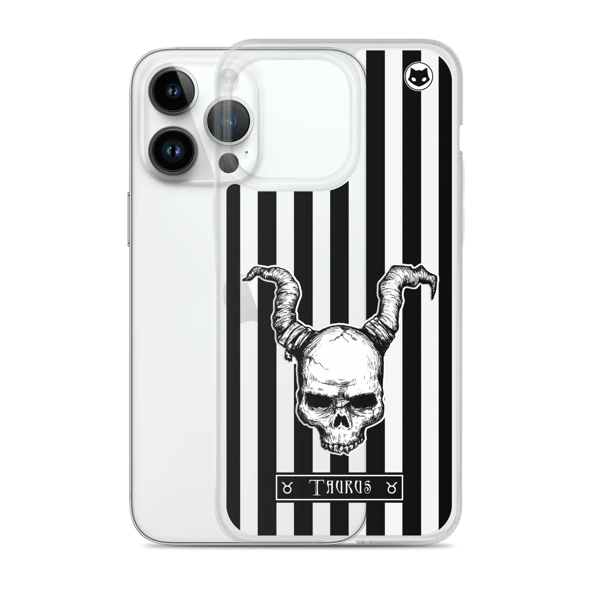 Taurus Zodiac iPhone Case (Clear)