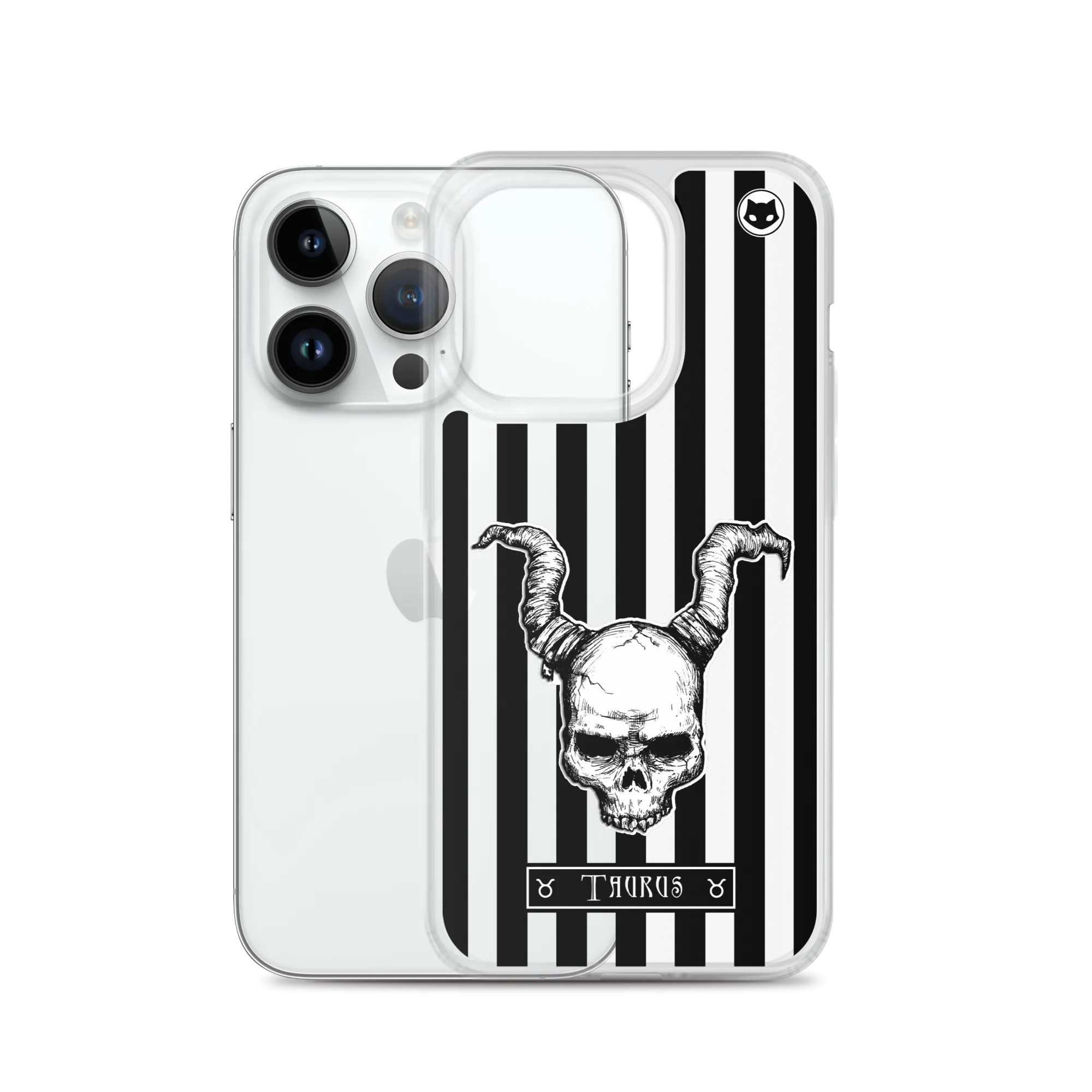 Taurus Zodiac iPhone Case (Clear)