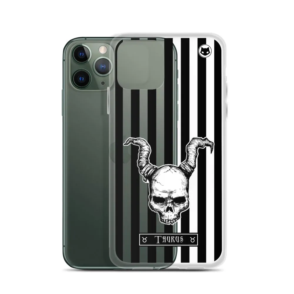 Taurus Zodiac iPhone Case (Clear)