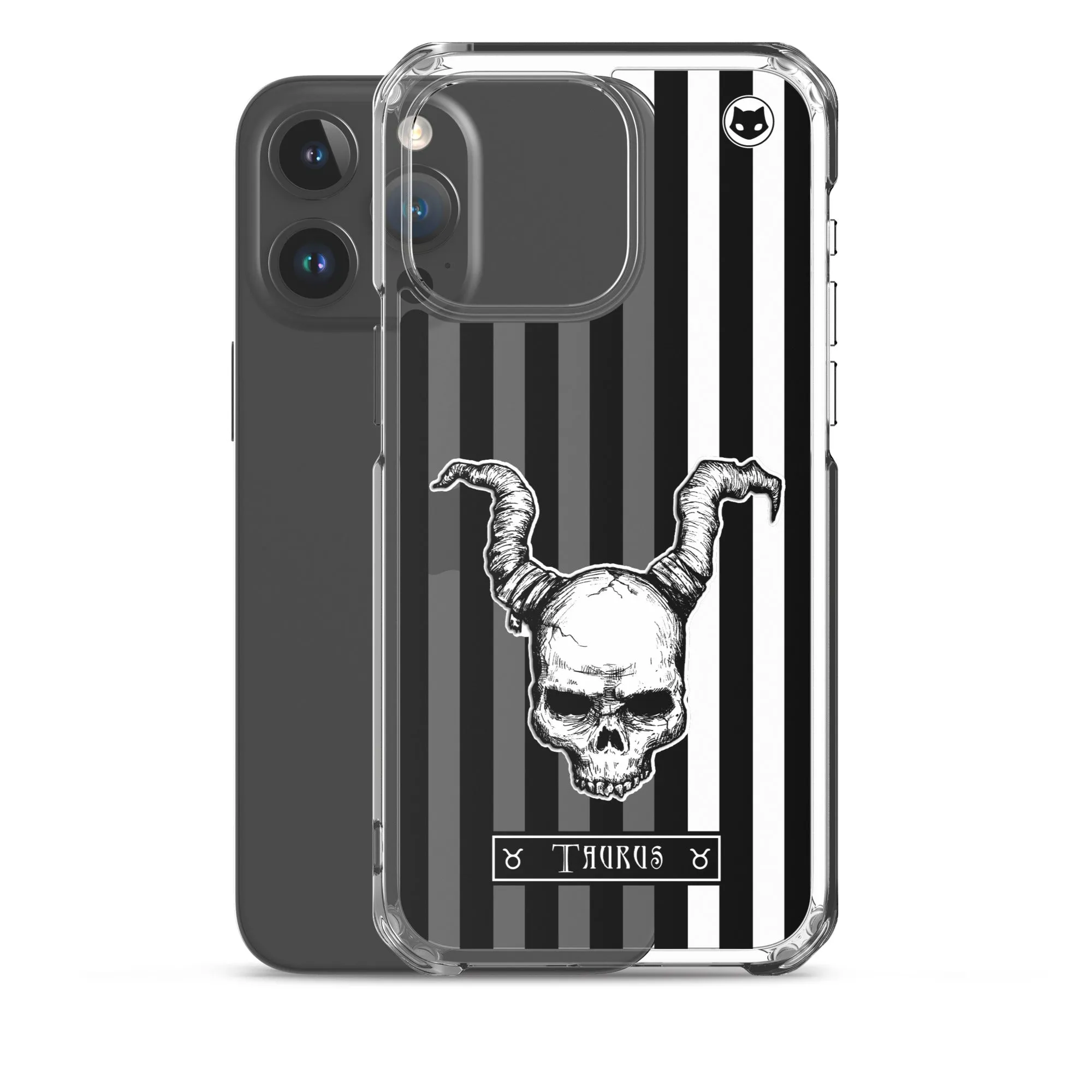 Taurus Zodiac iPhone Case (Clear)