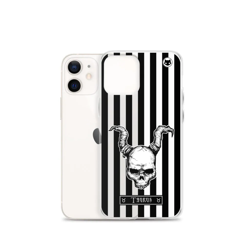 Taurus Zodiac iPhone Case (Clear)