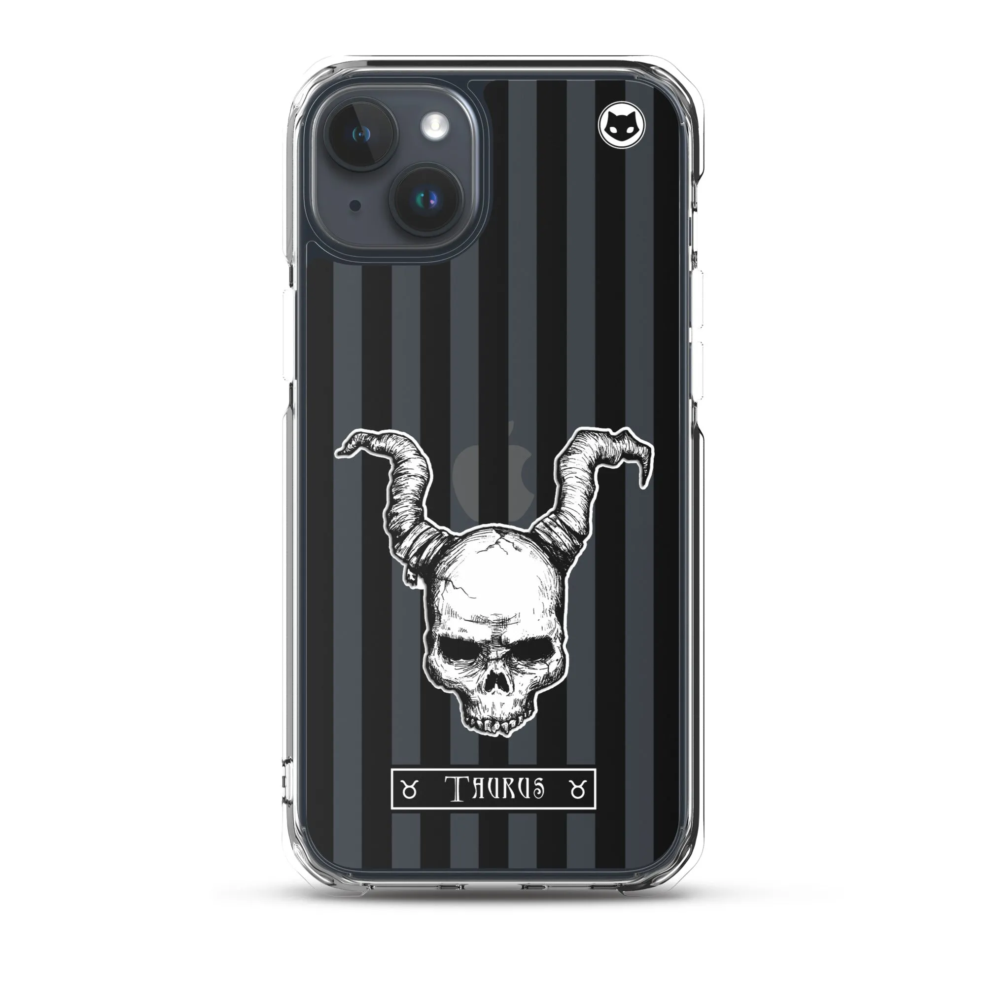 Taurus Zodiac iPhone Case (Clear)